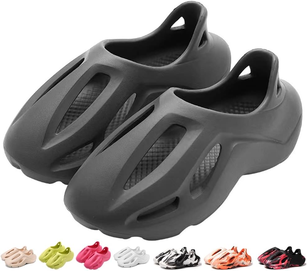 Кроссовки vioxthak Foam Runner, слайдеры Cloud, шлепанцы-подушки, спортивная обувь, нескользящая, легкая, для ходьбы, модная, для улицы и дома, летние пляжные сандалии для женщин и мужчин, серый
Кроссовки vioxthak Foam Runner, слайдеры Cloud, шлепанцы-подушки, спортивная обувь, нескользящая, легкая, для ходьбы, модная, для улицы и дома, летние пляжные сандалии для женщин и мужчин, серый