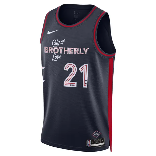 Майка Nike Dri-FIT NBA Swingman Jersey 2023/24 City Edition 'Philadelphia 76ers Joel Embiid', синий
Майка Nike Dri-FIT NBA Swingman Jersey 2023/24 City Edition 'Philadelphia 76ers Joel Embiid', синий
