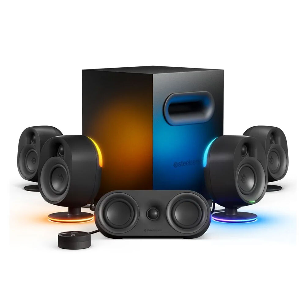 Акустическая система Steelseries Arena 9 для ПК с сабвуфером, проводная/Bluetooth, чёрный
Акустическая система Steelseries Arena 9 для ПК с сабвуфером, проводная/Bluetooth, чёрный