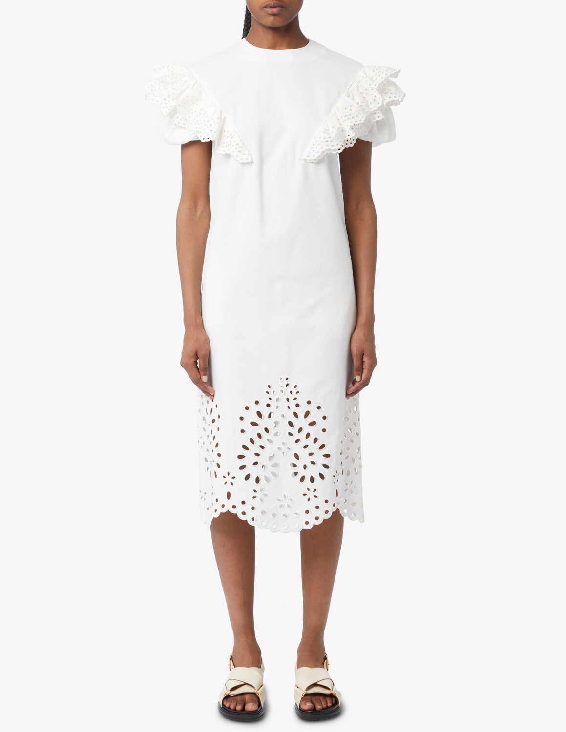 Платье миди с бандой Sportmax, белый
Платье миди с бандой Sportmax, белый