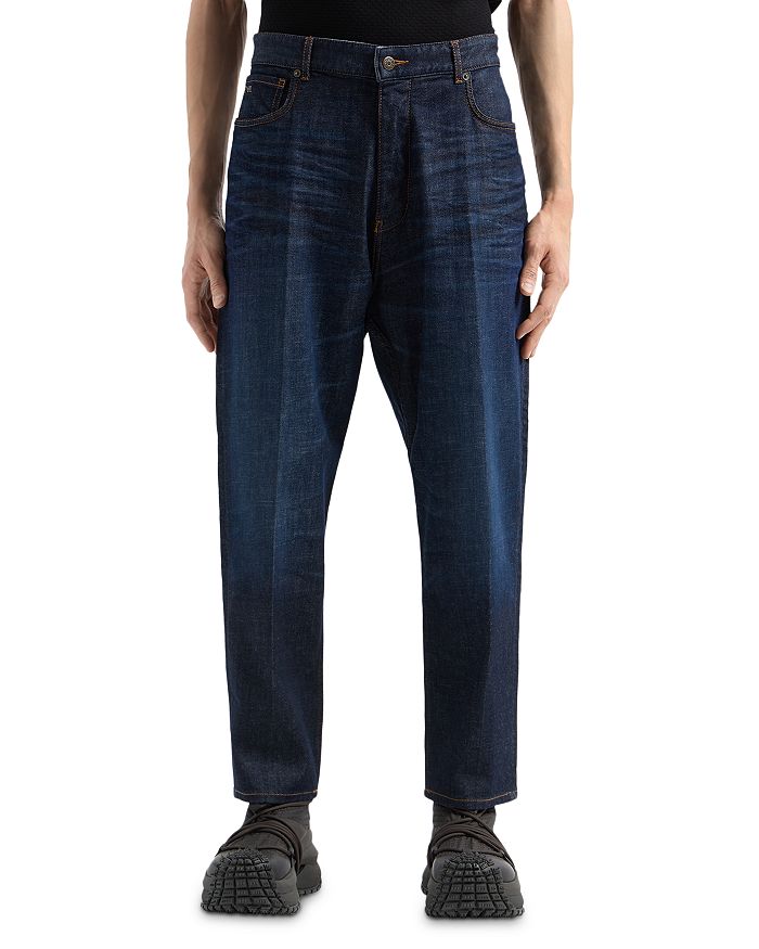 Джинсы свободного кроя Emporio Armani, синий
Джинсы свободного кроя Emporio Armani, синий