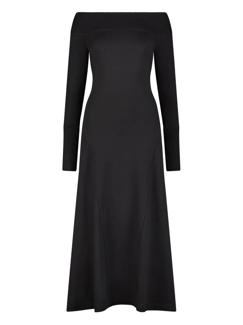 Платье миди Tilly в рубчик с вырезом-лодочкой Marcella, черный
Платье миди Tilly в рубчик с вырезом-лодочкой Marcella, черный