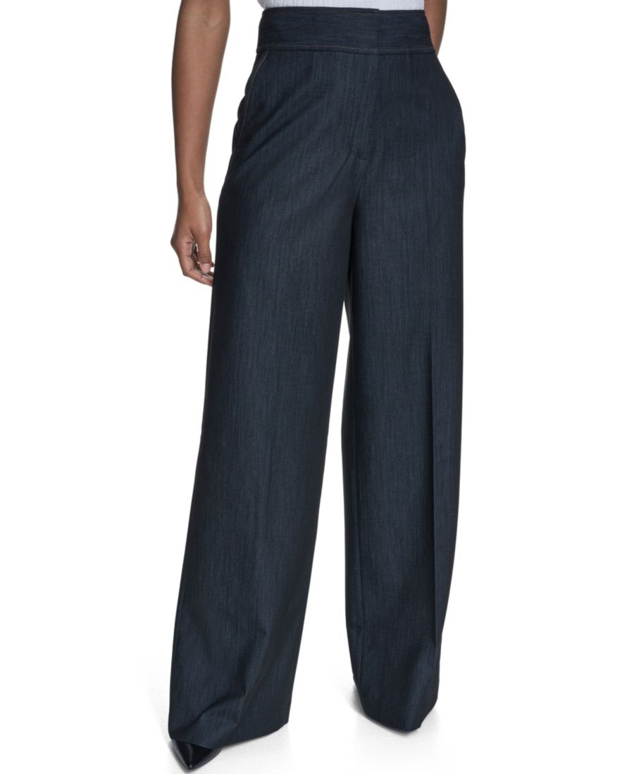Женские широкие брюки из искусственного денима Calvin Klein, Indigo
Женские широкие брюки из искусственного денима Calvin Klein, Indigo