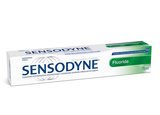 Зубная паста с фтором, 75 мл Sensodyne
Зубная паста с фтором, 75 мл Sensodyne