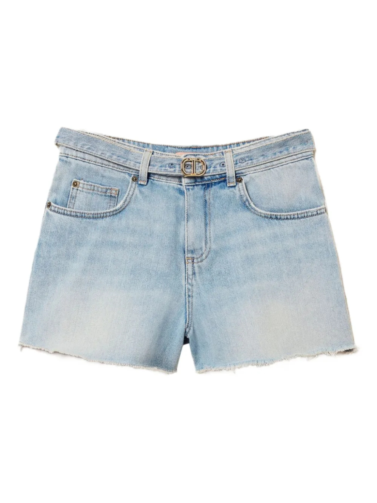 Джинсовые шорты с поясом TWINSET
Джинсовые шорты с поясом TWINSET