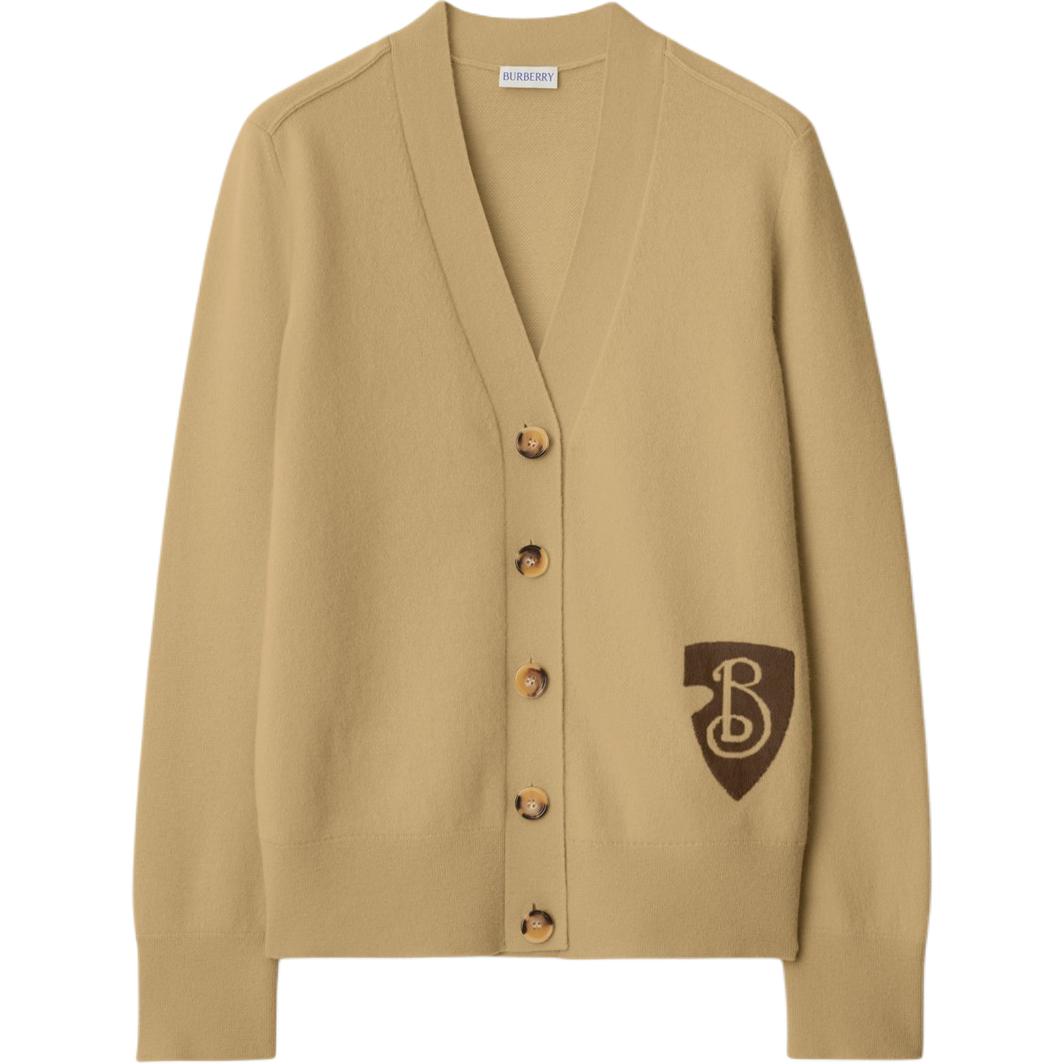 Кардиган с эмблемой B Burberry, sand
Кардиган с эмблемой B Burberry, sand