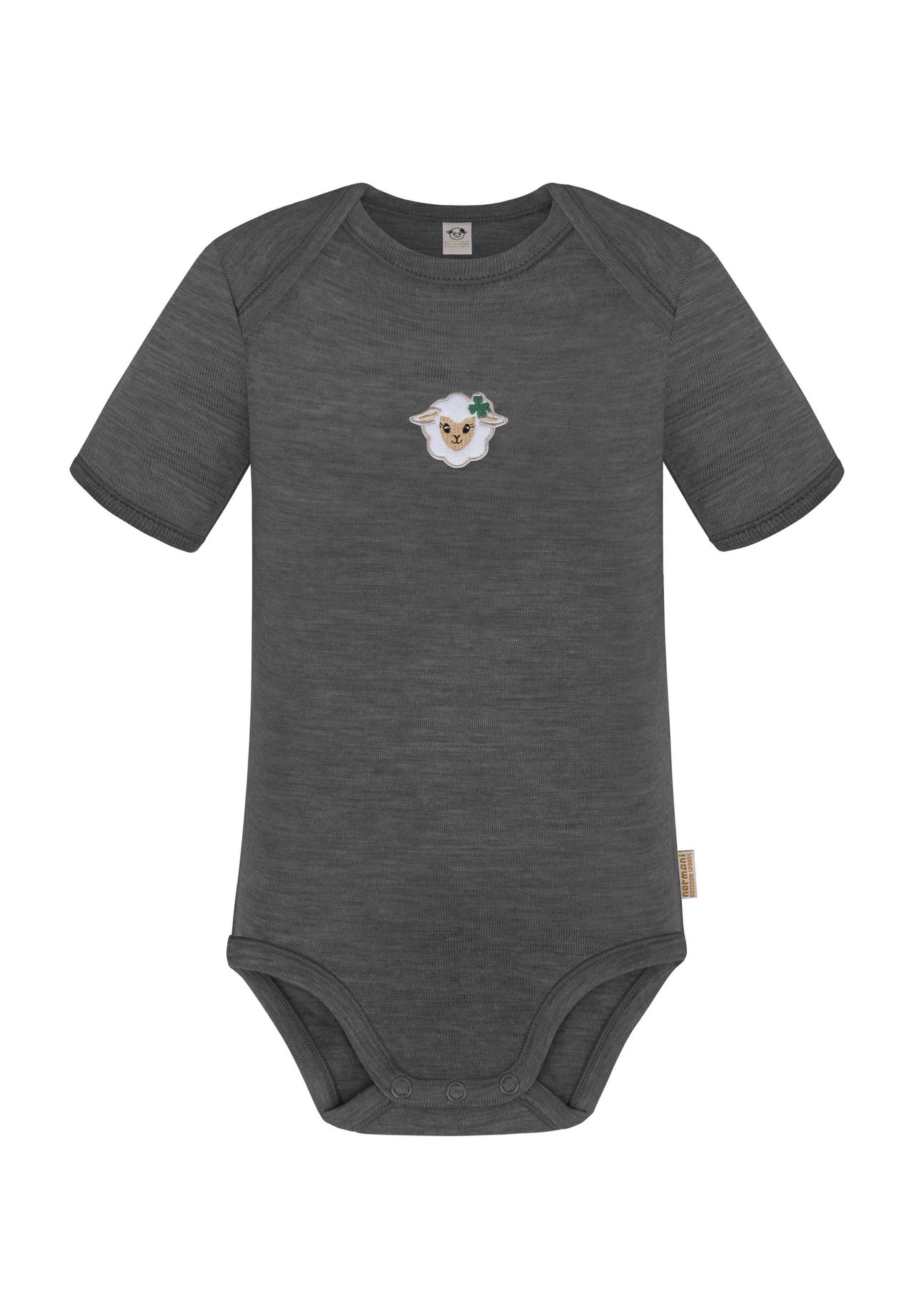 Боди Baby Merino с короткими рукавами «Тауранга» Normani, антарцитовый
Боди Baby Merino с короткими рукавами «Тауранга» Normani, антарцитовый