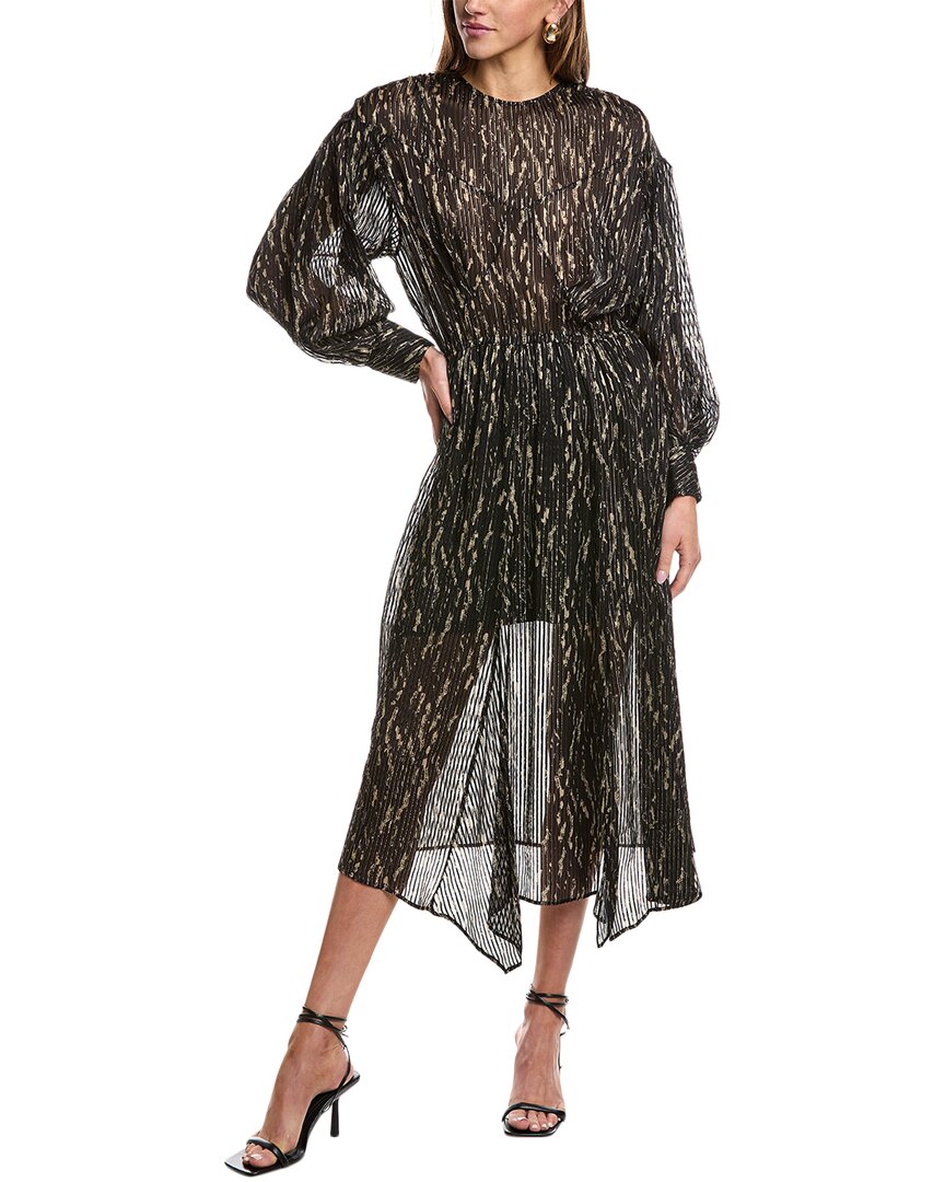 Айро Ансен Миди-платье из смесового шелка IRO, черный
Айро Ансен Миди-платье из смесового шелка IRO, черный