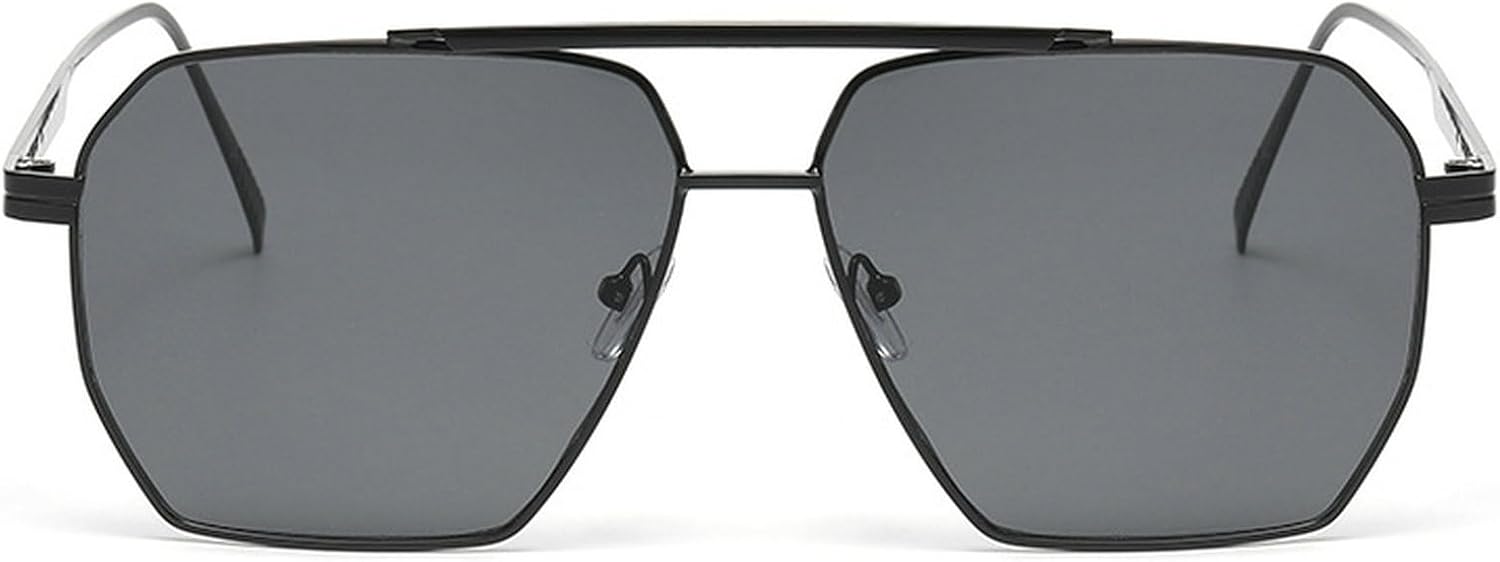 Большие квадратные солнцезащитные очки для женщин, роскошные винтажные металлические многоугольные солнцезащитные очки для мужчин, очки-пилот с защитой от УФ-излучения UV400 mincl, Black
Большие квадратные солнцезащитные очки для женщин, роскошные винтажные металлические многоугольные солнцезащитные очки для мужчин, очки-пилот с защитой от УФ-излучения UV400 mincl, Black