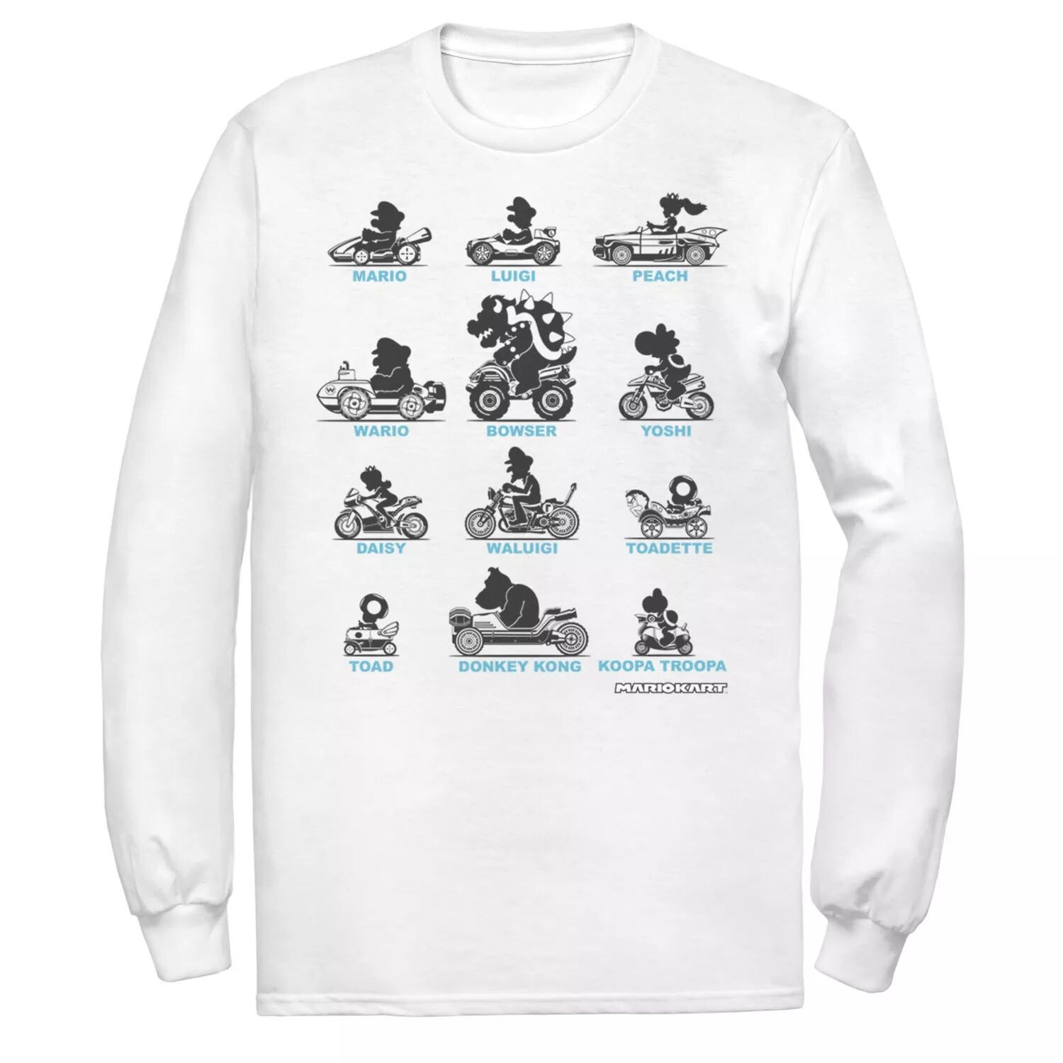 Мужская футболка с силуэтом Nintendo Super Mario Mario Kart Licensed Character, Серый, Мужская футболка с силуэтом Nintendo Super Mario Mario Kart Licensed Character
Мужская футболка с силуэтом Nintendo Super Mario Mario Kart Licensed Character, Серый, Мужская футболка с силуэтом Nintendo Super Mario Mario Kart Licensed Character