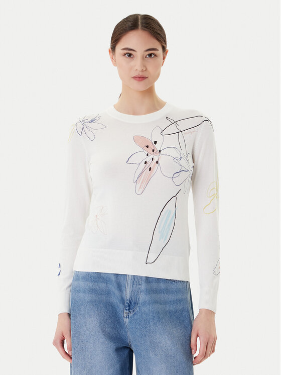 Свитер regular fit Arty 25WWJF33 Desigual, белый
Свитер regular fit Arty 25WWJF33 Desigual, белый