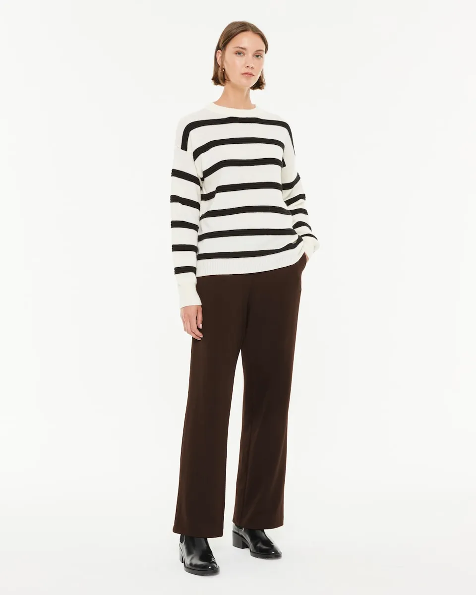 Женские широкие брюки из трикотажа с эластичным поясом Paz Torras, коричневый
Женские широкие брюки из трикотажа с эластичным поясом Paz Torras, коричневый