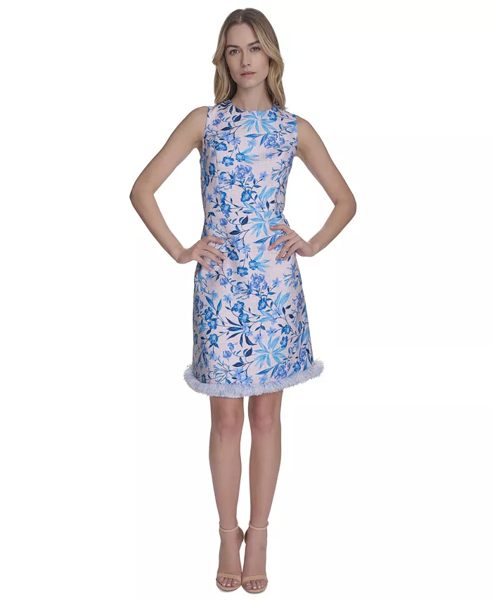 Женское платье А-силуэта из твида с цветочным принтом Eliza J, мультиколор
Женское платье А-силуэта из твида с цветочным принтом Eliza J, мультиколор