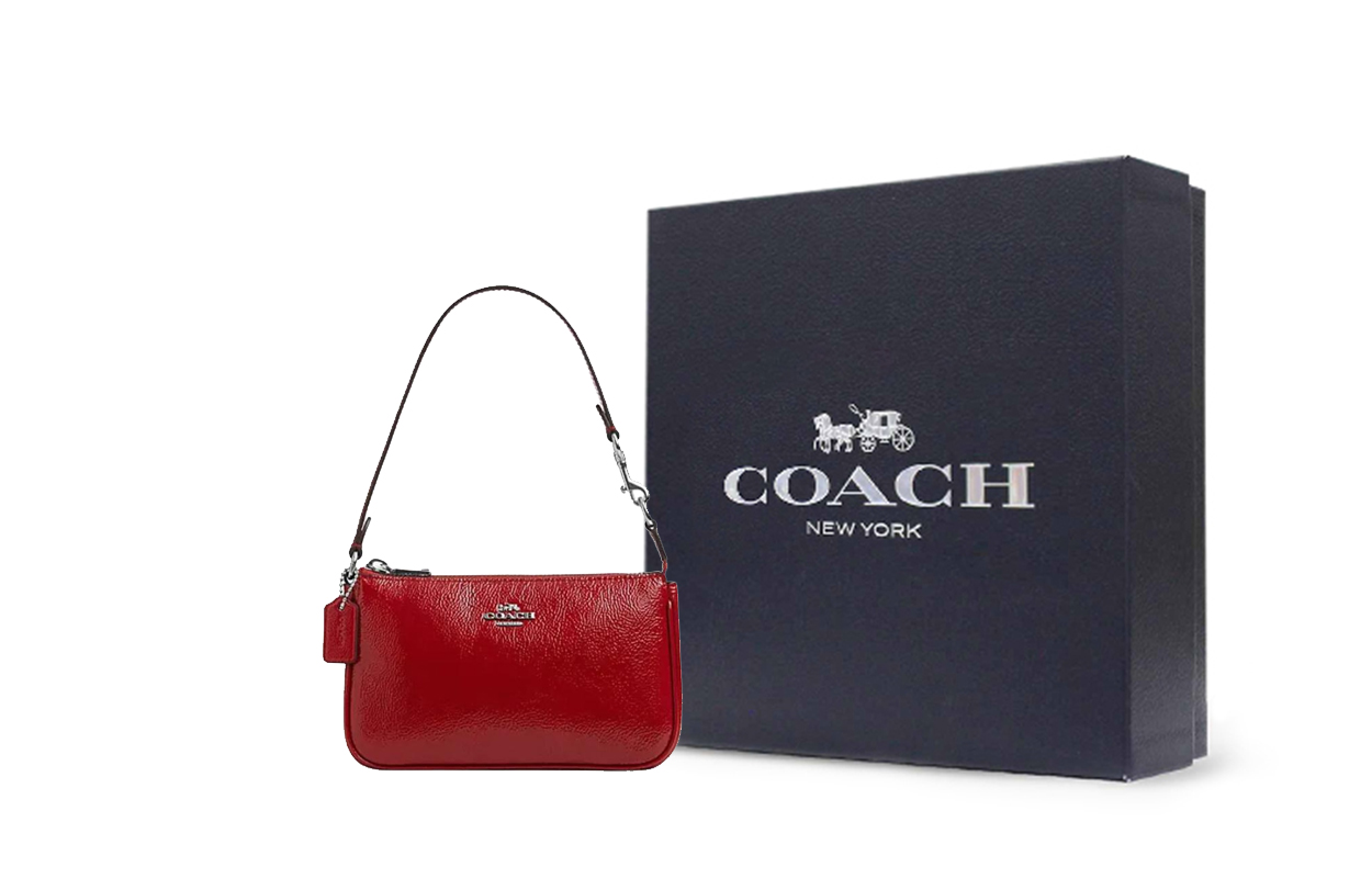 COACH Нолитская кожаная сумка через плечо с бахромой женская красная
COACH Нолитская кожаная сумка через плечо с бахромой женская красная