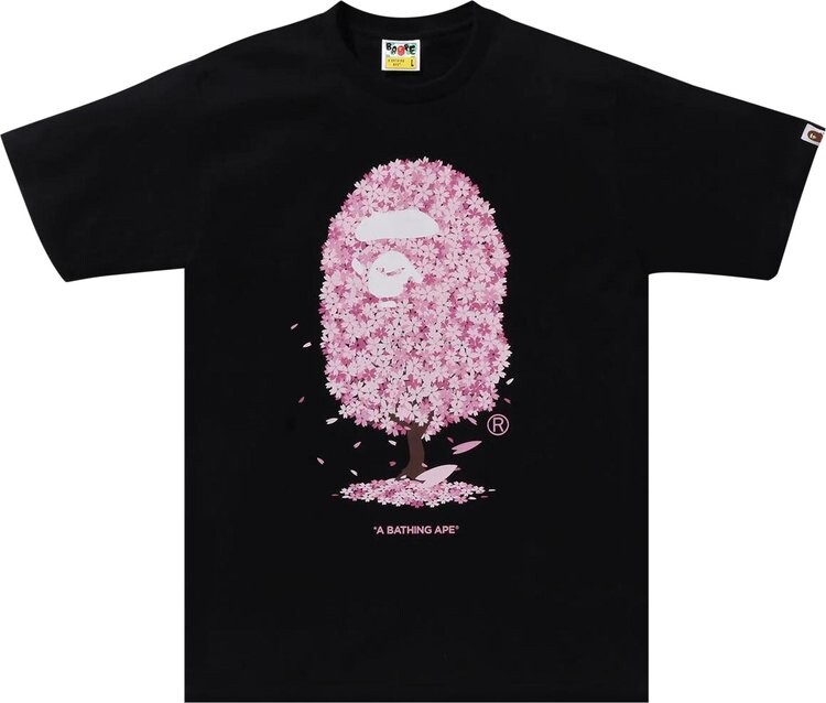 Футболка BAPE Sakura 'Black', черный
Футболка BAPE Sakura 'Black', черный