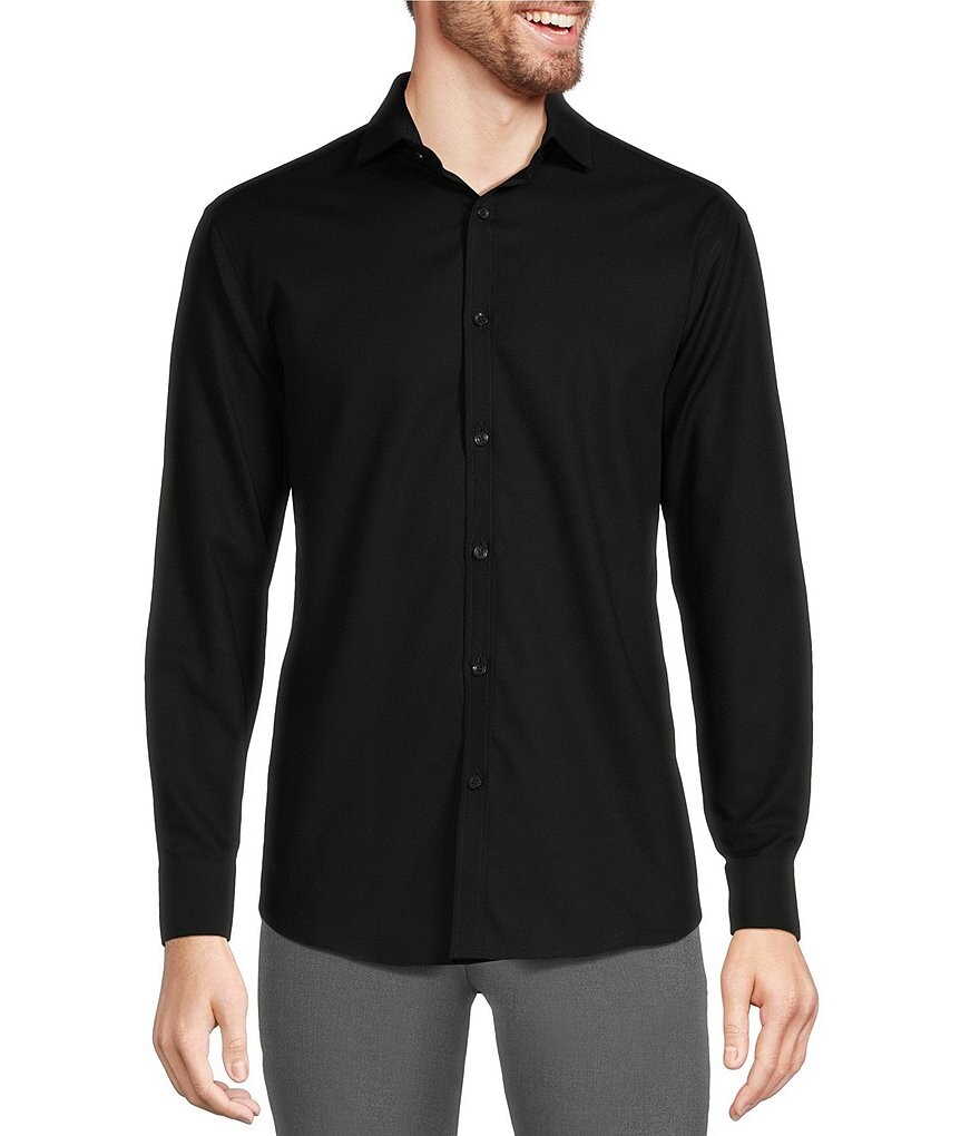 Мурано Big & Tall Wardrobe Essentials Рубашка Добби из эластичной ткани с длинными рукавами Murano, черный
Мурано Big & Tall Wardrobe Essentials Рубашка Добби из эластичной ткани с длинными рукавами Murano, черный