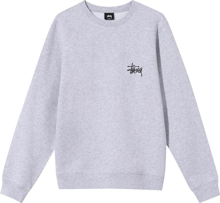 Толстовка Stussy Basic Crew 'Ash Heather', серый
Толстовка Stussy Basic Crew 'Ash Heather', серый