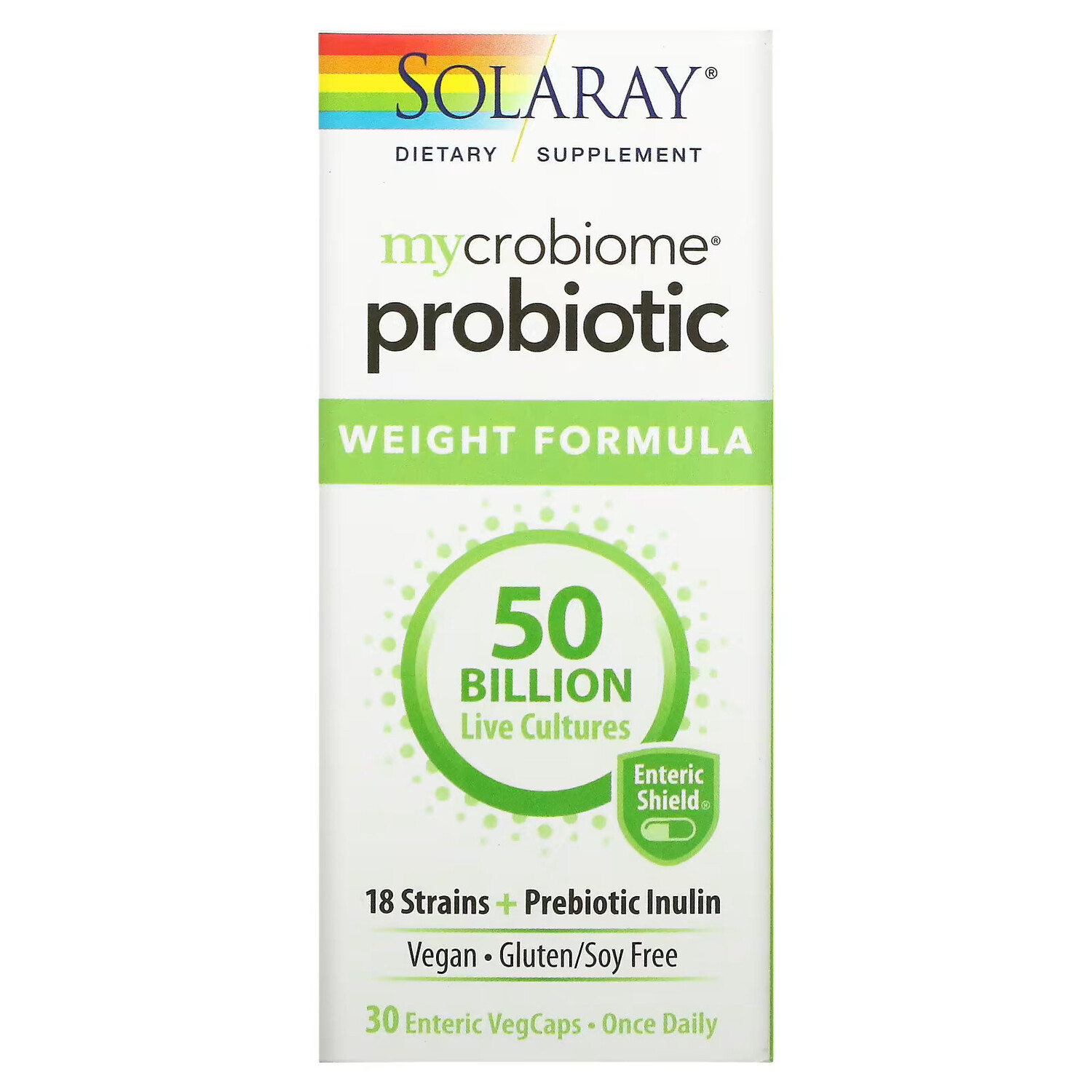 Solaray, Mycrobiome Probiotic Weight Formula, 50 млрд, 30 капсул с кишечным растительным экстрактом
Solaray, Mycrobiome Probiotic Weight Formula, 50 млрд, 30 капсул с кишечным растительным экстрактом