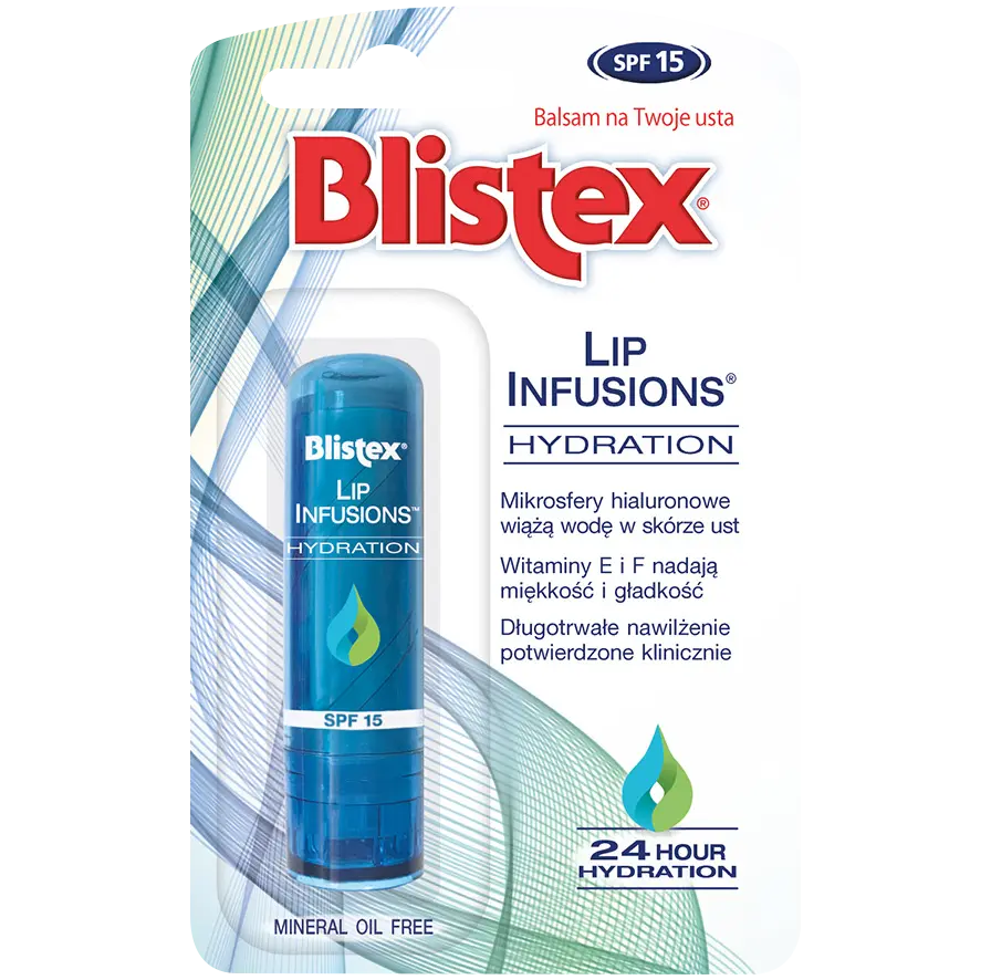 Blistex Hydration защитная губная помада SPF15, 3,7 г
Blistex Hydration защитная губная помада SPF15, 3,7 г