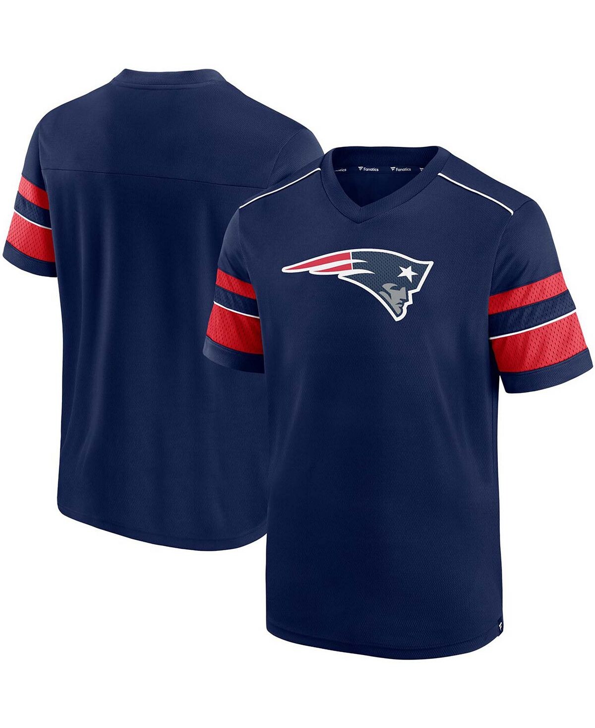 Мужская темно-синяя футболка new england patriots с текстурированной решеткой и v-образным вырезом Fanatics, синий
Мужская темно-синяя футболка new england patriots с текстурированной решеткой и v-образным вырезом Fanatics, синий
