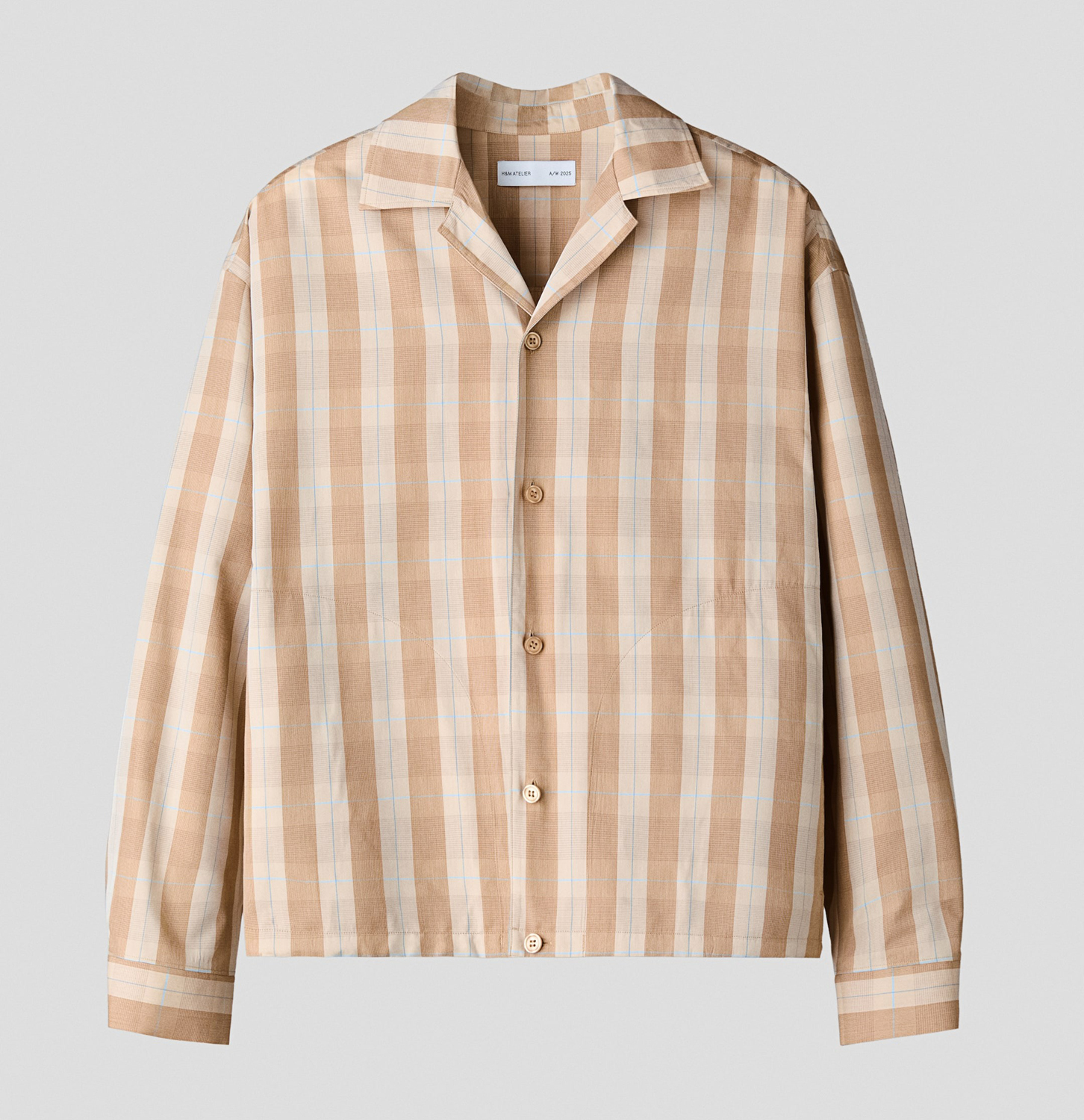 Рубашка H&M Atelier, бежевый
Рубашка H&M Atelier, бежевый