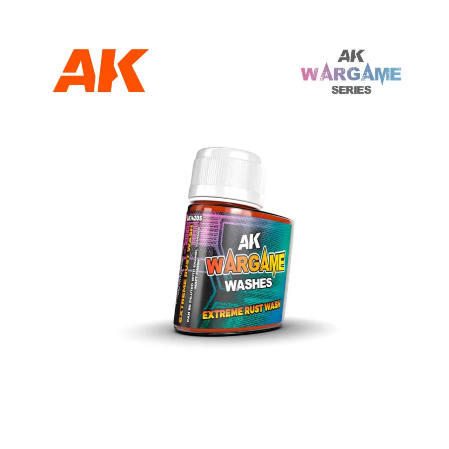 Экстремальная очистка от ржавчины, Paint - Wargame Washes (AK-Interactive)
Экстремальная очистка от ржавчины, Paint - Wargame Washes (AK-Interactive)