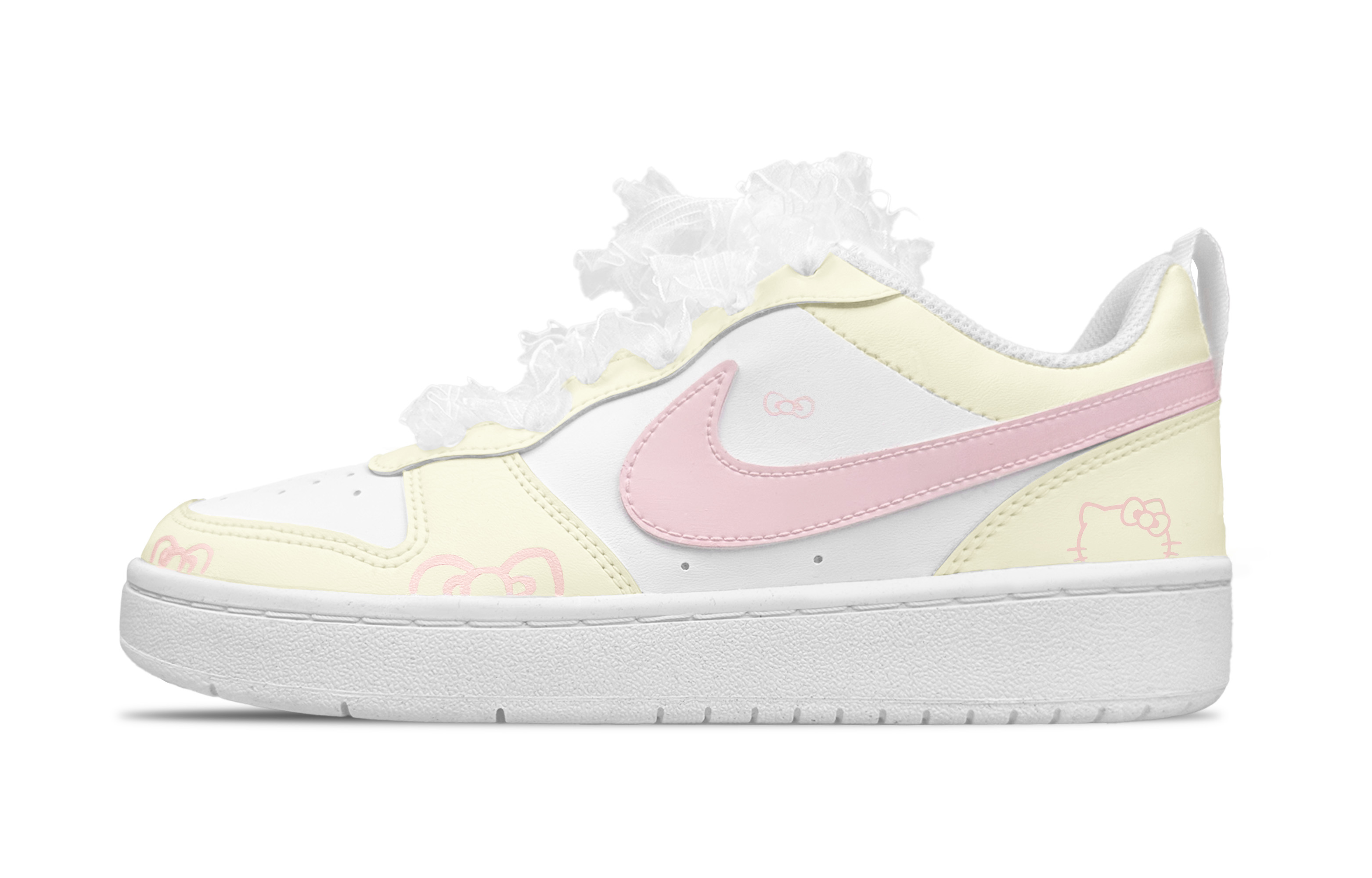 Детские кроссовки для скейтбординга Court Borough Cocoa Meow с низким верхом, устойчивые к истиранию и скольжению Nike, желтый 
Детские кроссовки для скейтбординга Court Borough Cocoa Meow с низким верхом, устойчивые к истиранию и скольжению Nike, желтый