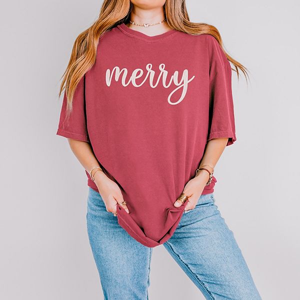 Женская футболка с вышивкой и принтом в стиле merry cursive Simply Sage Market, Crimson, Зеленый, Женская футболка с вышивкой и принтом в стиле merry cursive Simply Sage Market, Crimson
Женская футболка с вышивкой и принтом в стиле merry cursive Simply Sage Market, Crimson, Зеленый, Женская футболка с вышивкой и принтом в стиле merry cursive Simply Sage Market, Crimson