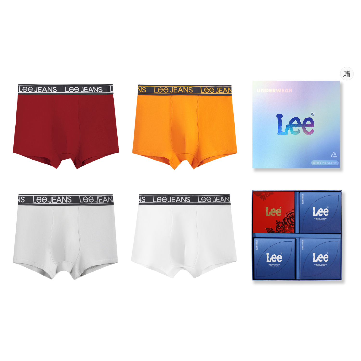 Трусы мужские 4 штуки подарочный набор Lee, белый
Трусы мужские 4 штуки подарочный набор Lee, белый
