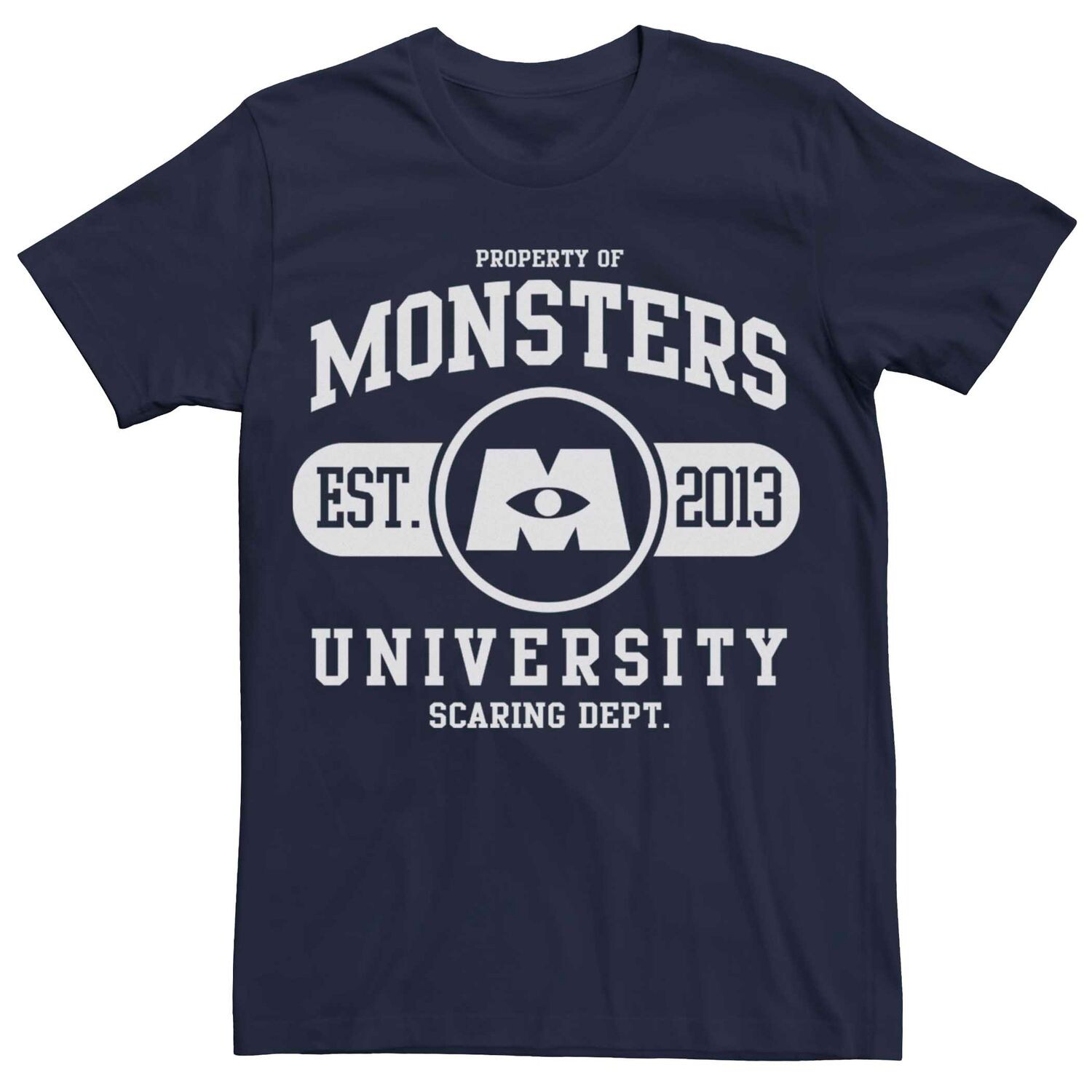 Мужская футболка с логотипом Disney Pixar Monsters University School Licensed Character, синий
Мужская футболка с логотипом Disney Pixar Monsters University School Licensed Character, синий