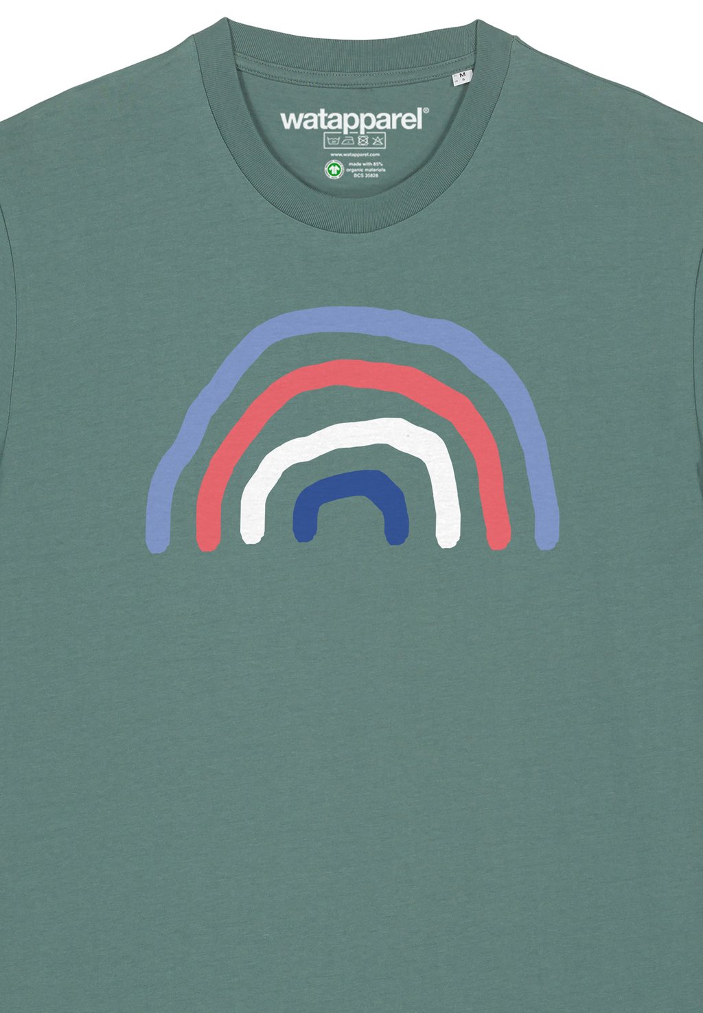 Футболка с принтом watapparel, темно-зеленый 
Футболка с принтом watapparel, темно-зеленый