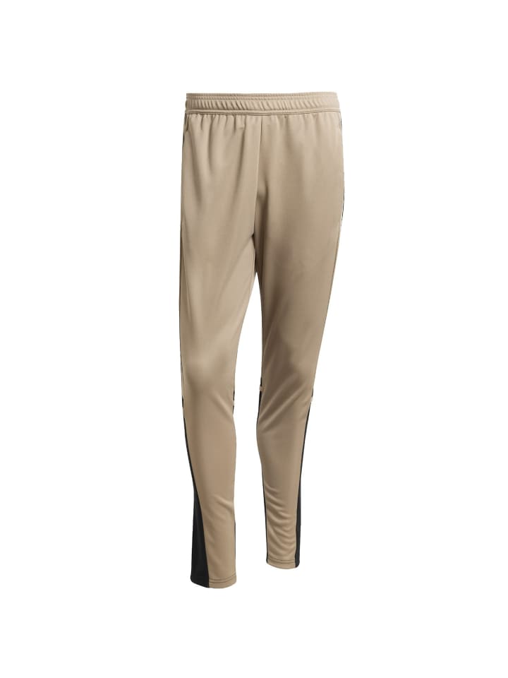 Adidas Коричневые тренировочные штаны с рисунком в виде трех полосок
Adidas Коричневые тренировочные штаны с рисунком в виде трех полосок