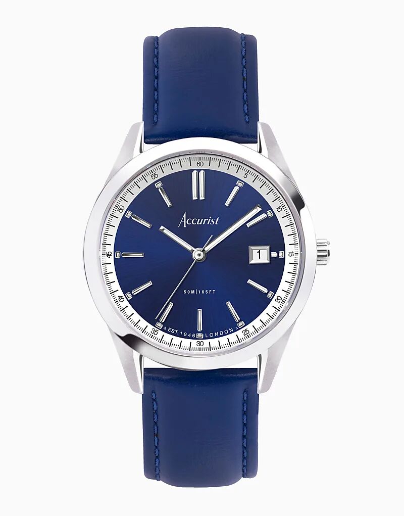Повседневные мужские часы синего цвета Accurist
Повседневные мужские часы синего цвета Accurist