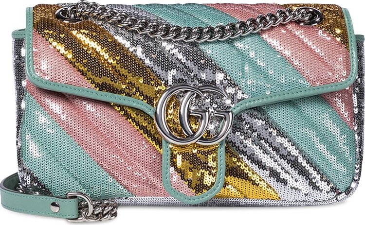 Сумка Gucci GG Marmont Small Sequin Shoulder Bag Multicolor, разноцветный 
Сумка Gucci GG Marmont Small Sequin Shoulder Bag Multicolor, разноцветный