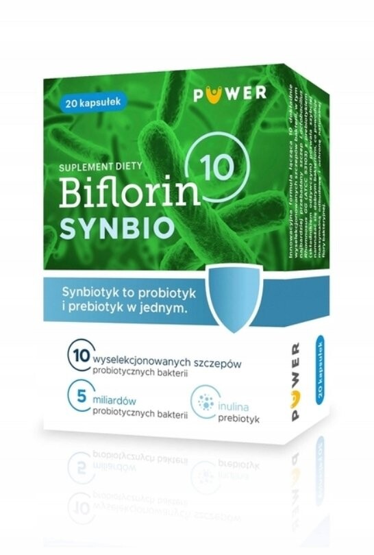 Биологически активная добавка Puwer Biflorin 10 Synbiotic 20 капсул
Биологически активная добавка Puwer Biflorin 10 Synbiotic 20 капсул