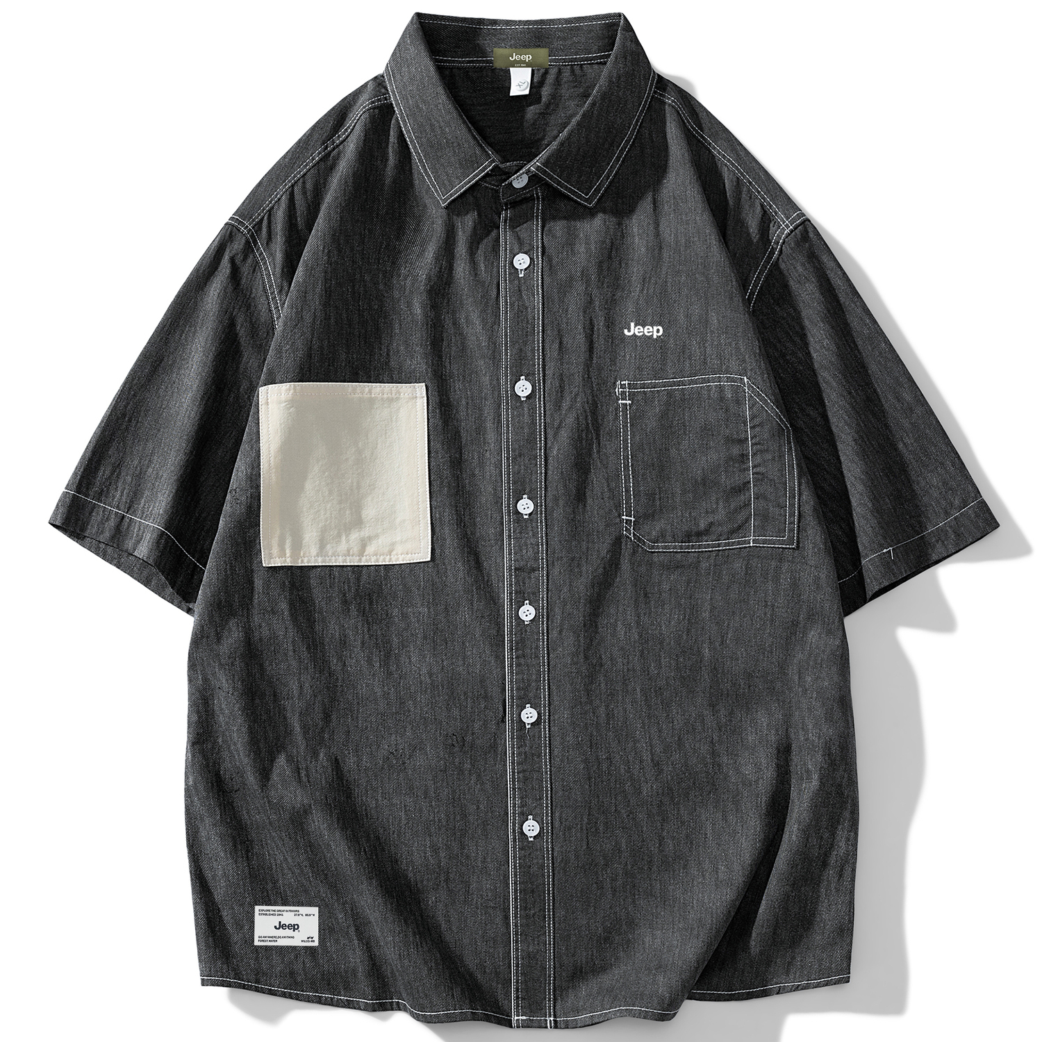 Футболка унисекс Jeep, джинсово-синий
Футболка унисекс Jeep, джинсово-синий