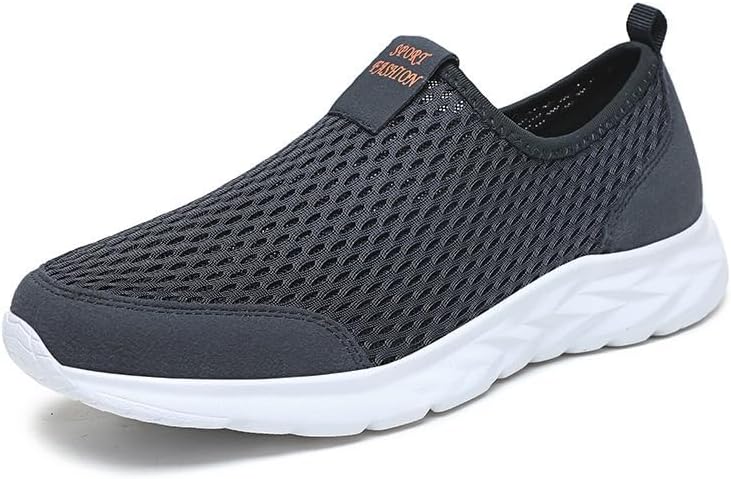 Мужские легкие дышащие сетчатые слипоны - воздухопроницаемые, удобные, для путешествий, подходят для пробежек - идеальны для летних активностей на свежем воздухе Minlaidian
Мужские легкие дышащие сетчатые слипоны - воздухопроницаемые, удобные, для путешествий, подходят для пробежек - идеальны для летних активностей на свежем воздухе Minlaidian