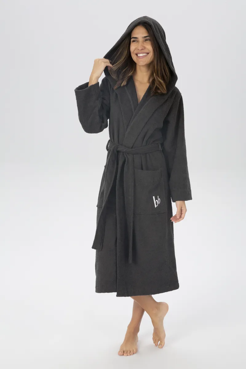 Халат унисекс Bruno Banani "Робби" (1 шт.), женские и мужские халаты, 100% хлопок, с карманами, S-3XL, антрацит
Халат унисекс Bruno Banani "Робби" (1 шт.), женские и мужские халаты, 100% хлопок, с карманами, S-3XL, антрацит