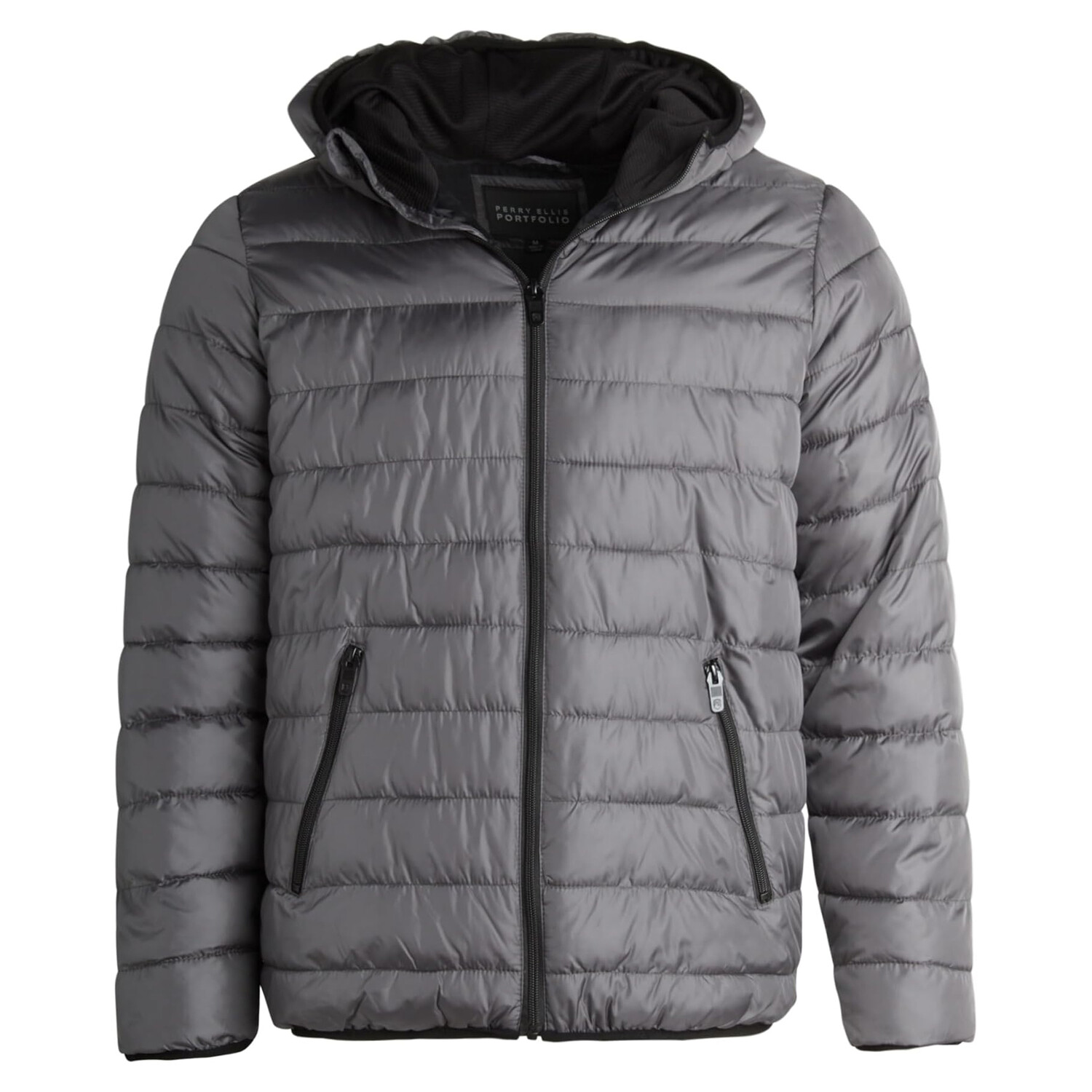 Мужская зимняя куртка Perry Ellis Quilted Bubble, черный/серый
Мужская зимняя куртка Perry Ellis Quilted Bubble, черный/серый