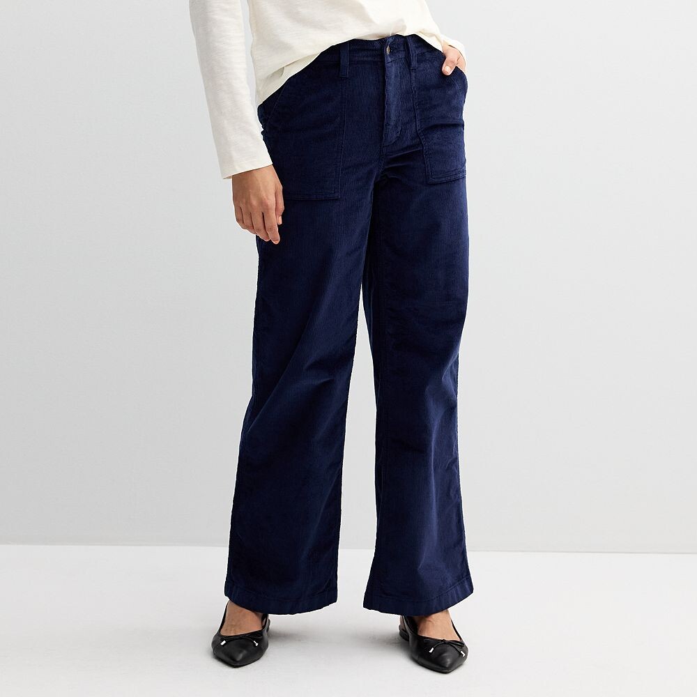 Женские вельветовые широкие брюки Sonoma Goods For Life, цвет Velocity Blue
Женские вельветовые широкие брюки Sonoma Goods For Life, цвет Velocity Blue