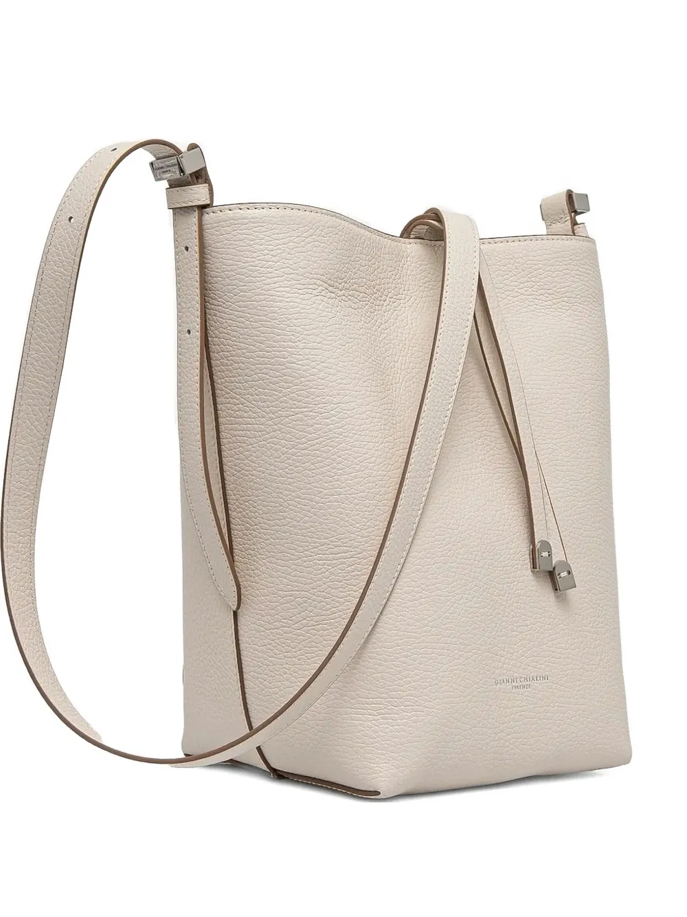 Сумка-ведро из кожи Amella GIANNI CHIARINI, нейтральный 
Сумка-ведро из кожи Amella GIANNI CHIARINI, нейтральный