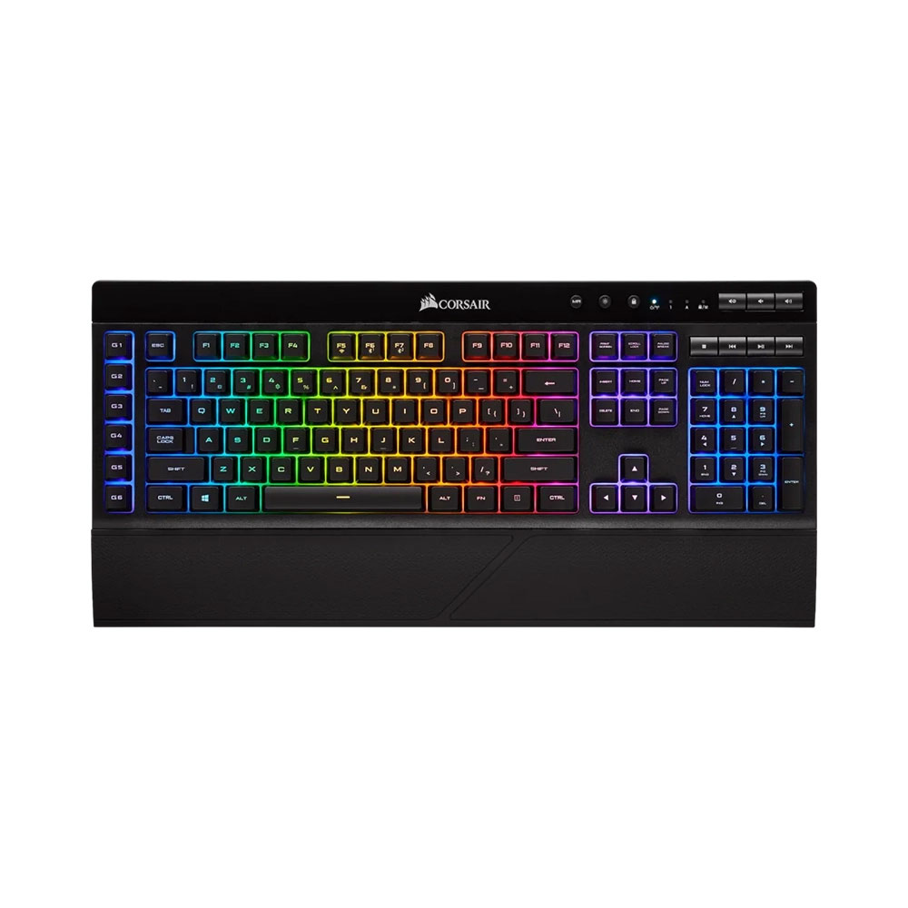 Беспроводная игровая клавиатура Corsair K57 RGB, черный, английская раскладка
Беспроводная игровая клавиатура Corsair K57 RGB, черный, английская раскладка
