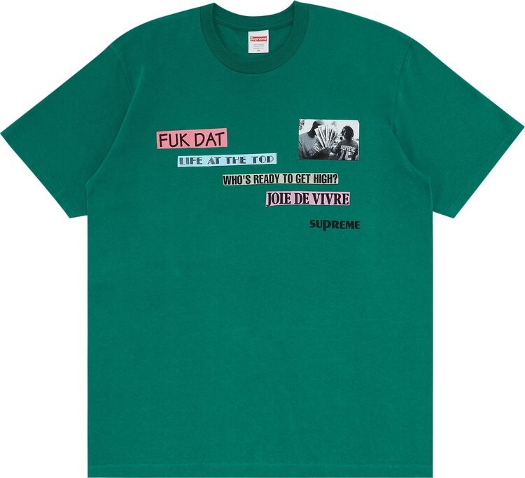 Футболка Supreme Joie De Vivre Tee 'Light Pine', зеленый
Футболка Supreme Joie De Vivre Tee 'Light Pine', зеленый