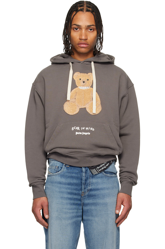 Palm Angels Серая толстовка с надписью «Имейте в виду»
Palm Angels Серая толстовка с надписью «Имейте в виду»