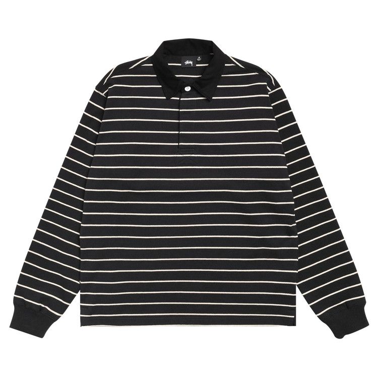 Рубашка Stussy Striped Rugby Shirt 'Black'
Рубашка Stussy Striped Rugby Shirt 'Black'