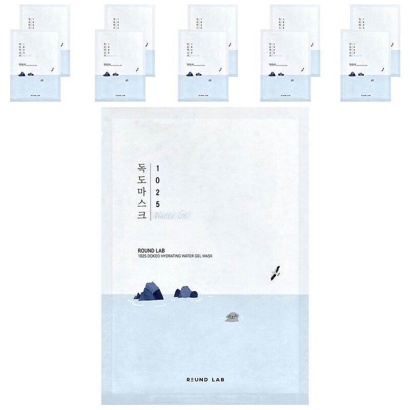 Round Lab, 1025 Dokdo Hydrating Water Gel Beauty Mask, 10 шт., 30 мл (1,01 жидк. Унции)
Round Lab, 1025 Dokdo Hydrating Water Gel Beauty Mask, 10 шт., 30 мл (1,01 жидк. Унции)