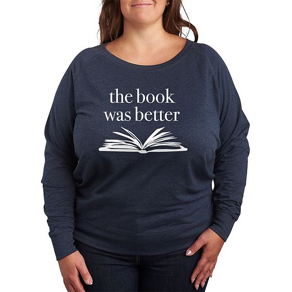 Plus size футболка с длинным рукавом The book was better из французского флиса Licensed Character, Heather Indigo, Фиолетовый, Plus size футболка с длинным рукавом The book was better из французского флиса Licensed Character, Heather Indigo
Plus size футболка с длинным рукавом The book was better из французского флиса Licensed Character, Heather Indigo, Фиолетовый, Plus size футболка с длинным рукавом The book was better из французского флиса Licensed Character, Heather Indigo