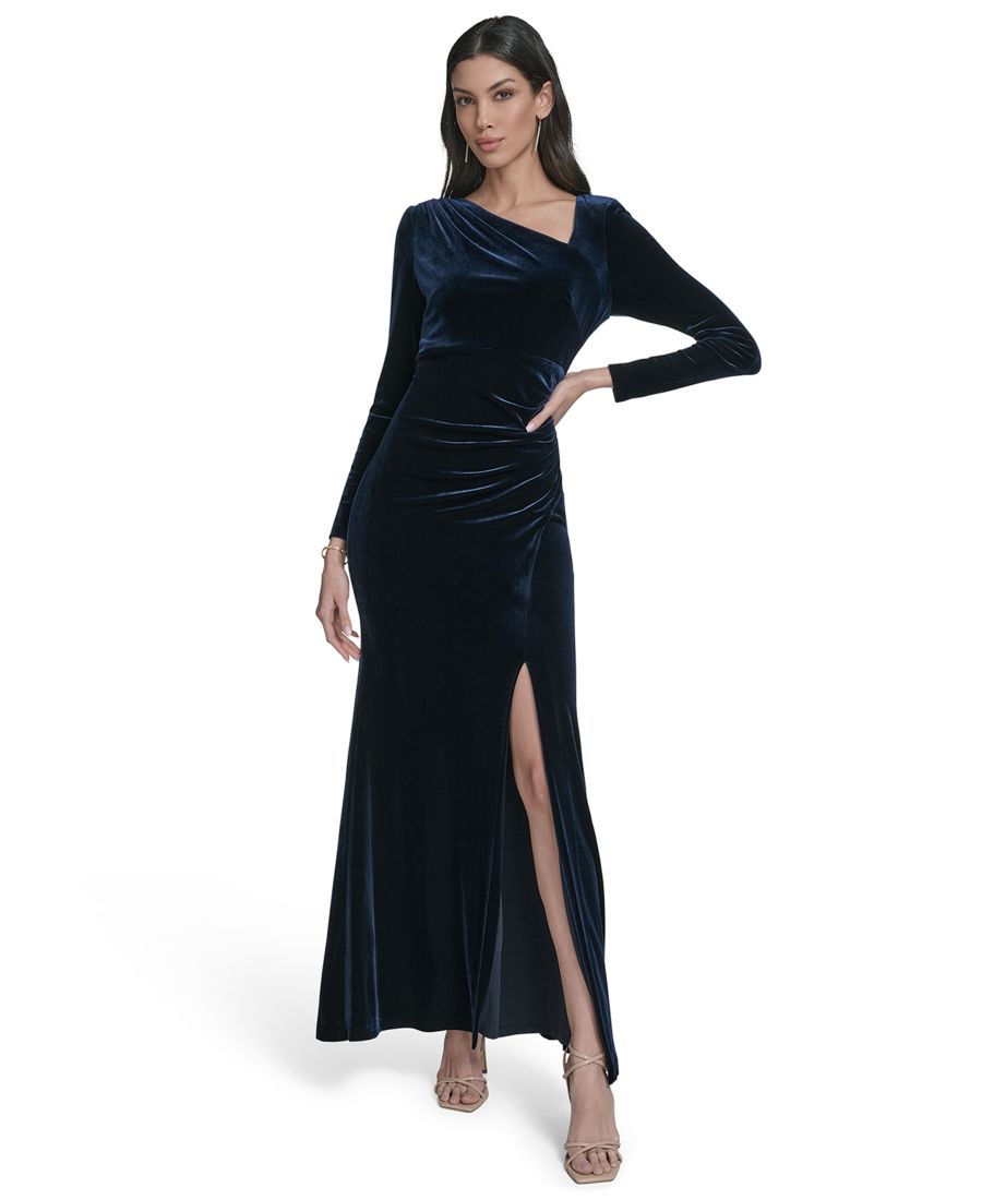 Женское бархатное платье с драпировкой Eliza J, Navy
Женское бархатное платье с драпировкой Eliza J, Navy