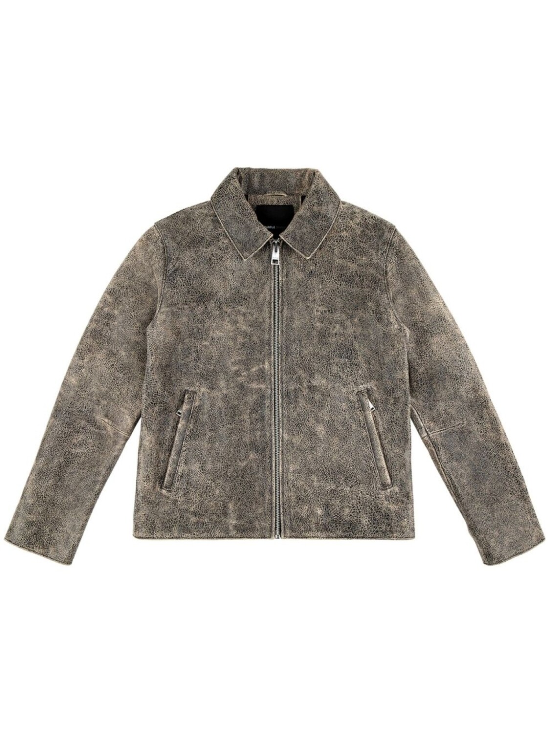 Кожаная куртка с надписью Purple Brand, черный
Кожаная куртка с надписью Purple Brand, черный