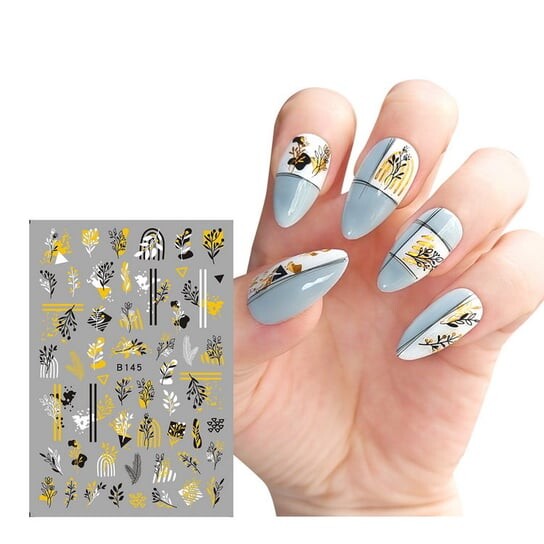Наклейки для украшения ногтей Цветочные узоры B-145, Frezarkowo
Наклейки для украшения ногтей Цветочные узоры B-145, Frezarkowo